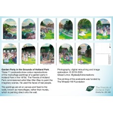 Garden party paintings