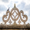 Architrave above entrance
